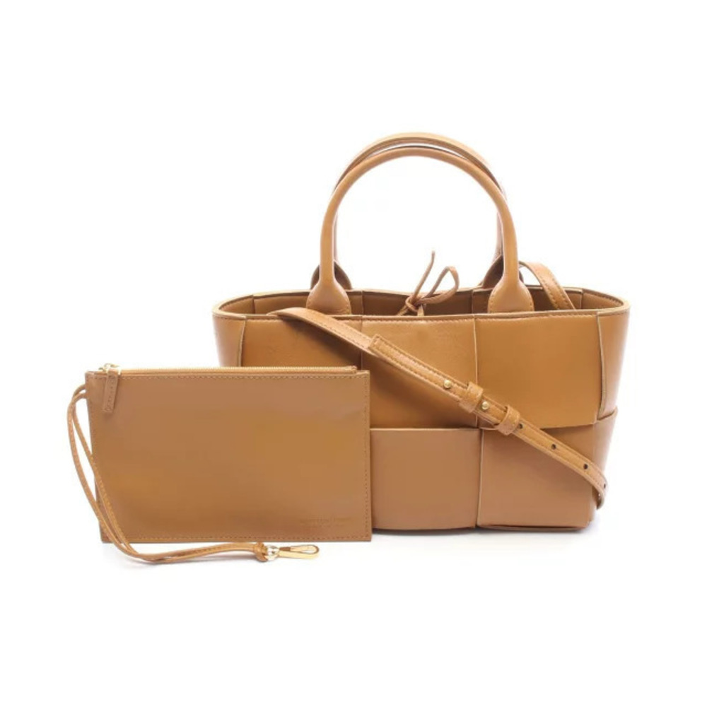 Bottega Veneta Arco Tote Bag Leather Brown